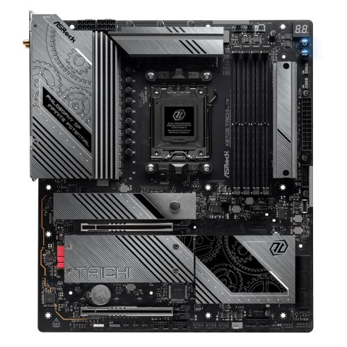 ASRock X870E TAICHI LITE AMD AM5 Socket Motherboard, E-ATX, 4x DDR5 Slots, 4x M.2 Sockets, 3x USB-C Port, Fitted I/O Shield, 5GbE LAN, Wi-Fi 7, 1x HDMI Port / 2x USB-C (USB4)