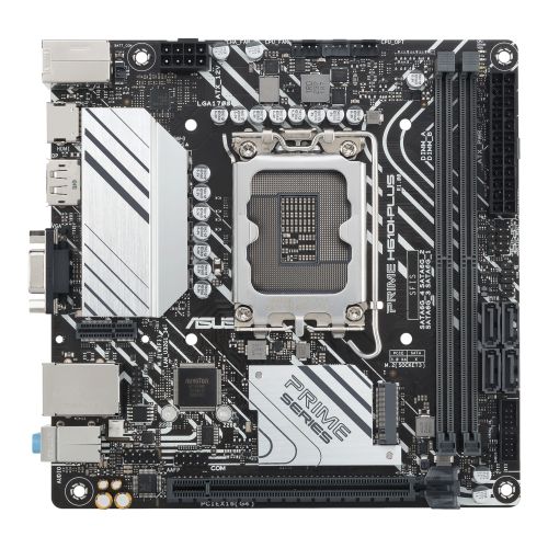 Asus PRIME H610I-PLUS-CSM – Corporate Stable Model, Intel H610, 1700, Mini ITX, 2 DDR5, VGA, HDMI, DP, 1x M.2