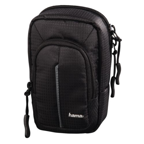 Hama Fancy Urban 80M Compact Camera Case, Belt Loop, Neck Strap, Black, 7.5 x 4.5 x 12.5 Compartment