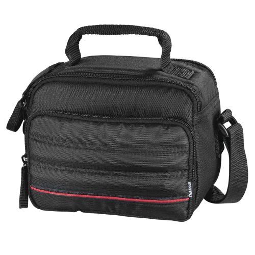 Hama Samara 110 Camera Bag, Shoulder Strap, Removable Divider, Black, 16 x 10 x 13 cm Compartment