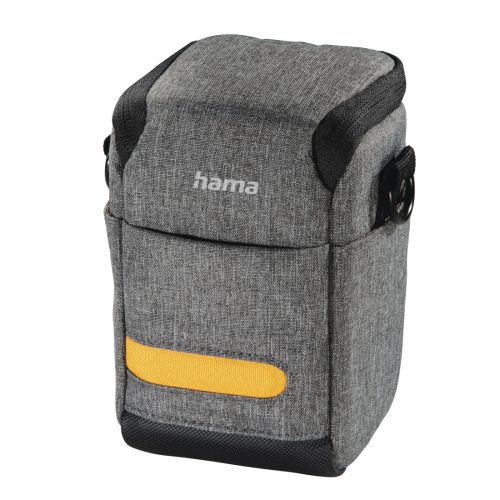 Hama Terra 90 Camera Case, Belt Loop, Shoulder Strap, Grey, 8 x 7.5 x 13 cm Compartment