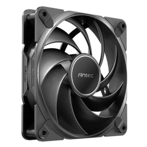 Antec Tranquil 120 PWM 12cm Case Fan, Fluid Dynamic Bearing, Daisy-Chain 4-Pin, 400-2000 RPM, Black