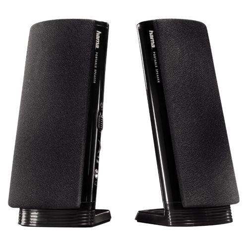 Hama E 80 PC Loudspeaker System, 3.5mm Jack, USB-A for Power, Volume Control