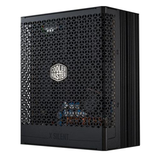 Cooler Master 850W X Silent Edge Platinum ATX 3.1 Fanless PSU, Fully Modular, Digital Monitor, PCIe 5.1, 80+ Platinum