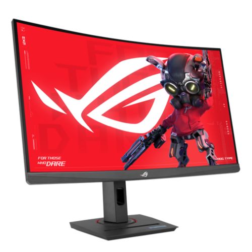 Asus 27″ ROG STRIX USB Type-C Curved Gaming Monitor (XG27WCS), Fast VA, 2560 x 1440, 1ms, 180Hz, HDR, VESA