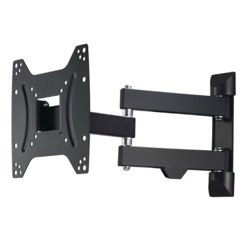 Hama FULLMOTION TV Wall Bracket, Up to 48″ TVs, 20kg Max, 2 Arms, Extendable, Tilt +5/-15°, 180° Swivel, VESA up to 200 x 200