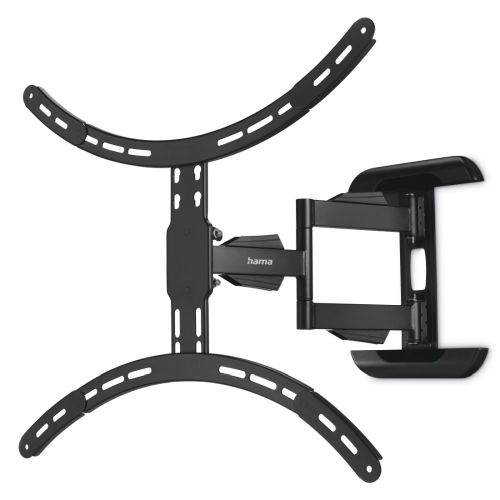 Hama TV Wall Bracket, Up to 75″ TVs, 45kg Max, 3 Joints, Extendable, Tilt +2/-12°, 180° Swivel, VESA up to 600 x 500