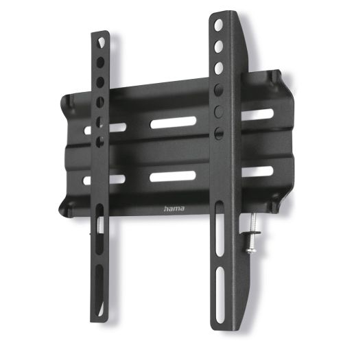 Hama TV Wall Bracket, Rigid, Up to 48″ TVs, 25kg Max, VESA up to 200 x 200, Wall Spacing 2.3cm, Spirit Level