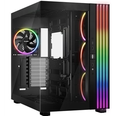 be-quiet! Light Base 900 FX, Black, Full Tower E-ATX Case, Massive ARGB LED Strip, Full Windowed Design, 4 Light Wings 140mm PWM fans included