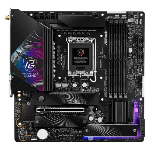 Asrock Z890I NOVA WIFI, Intel Z890, 1851, Mini ITX, 2 DDR5, HDMI, 2 TB4, Wi-Fi 7, 5G LAN, RGB, 3x M.2