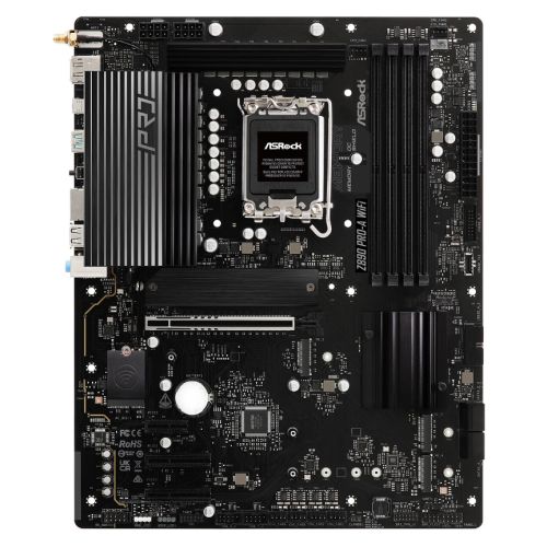 Asrock Z890 PRO RS, Intel Z890, 1851, ATX, 4 DDR5, HDMI, DP, 2 TB4, 2.5G LAN, RGB, 4x M.2