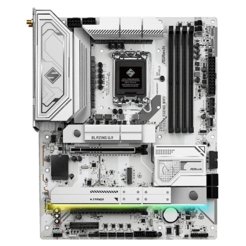 Asrock Z890 RIPTIDE WIFI, Intel Z890, 1851, ATX, 4 DDR5, HDMI, 2 TB4, Wi-Fi 7, 2.5G LAN, RGB, 5x M.2