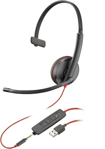 POLY Blackwire 3215 Monaural USB-A Headset (Bulk)