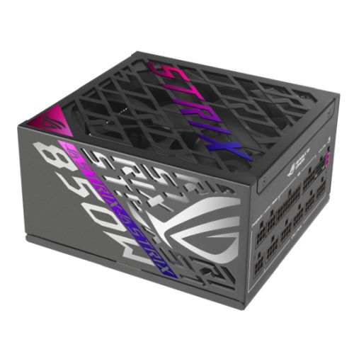 Asus ROG Strix 850W Platinum PSU, Fully Modular, 80+ Platinum, ATX 31, PCIe 5.0, GaN MOSFET, Intelligent Voltage Stabilizer