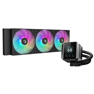 DeepCool Mystique 360 CPU Cooler, ARGB, Personalized Cooling with 2.8″ TFT LCD Screen and Enhanced Pump Performance, 5 year warranty