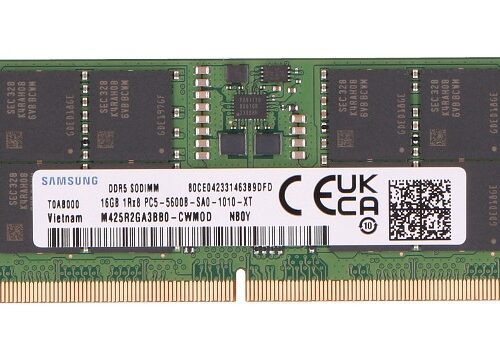 16GB DDR5 5600MHz CL40 SoDIMM