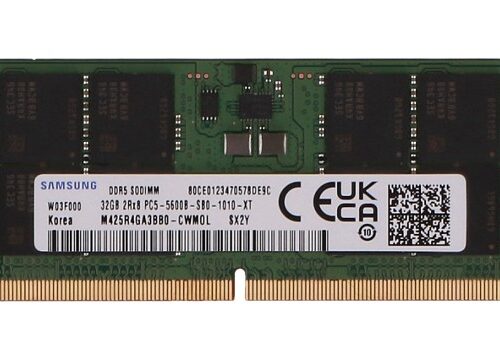 32GB DDR5 5600MHz CL40 SoDIMM