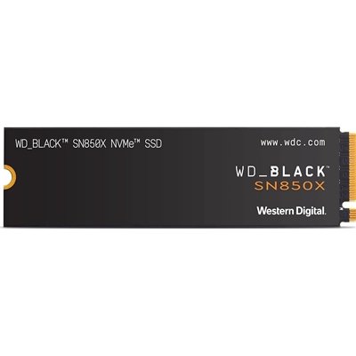 WD Black SN850X (WDS200T2X0E) 2TB NVMe SSD, M.2 Interface, PCIe Gen4, 2280, Read 73000MB/s, Write 6300MB/s, 5 Year Warranty