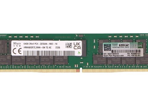 SPS-DIMM 64GB PC4-2933Y-R 4Gx4 Kit – shipping new HPE spare part:P06192-001