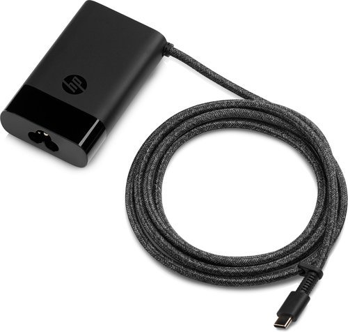 HP 65 W AC Adapter – Universal Adapter – USB Type-C – For Notebook, USB Type C D