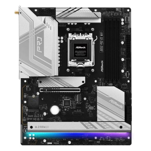 Asrock B850 PRO RS WIFI, AMD B850, AM5,  ATX, 4 DDR5, HDMI, USB-C (DP-alt), Wi-Fi 6E, 2.5G LAN, RGB, 4x M.2