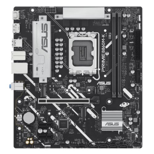 Asus PRIME B860M-K, Intel B860, 1851, Micro ATX, 2 DDR5, HDMI, DP, 2.5G LAN, 2x M.2