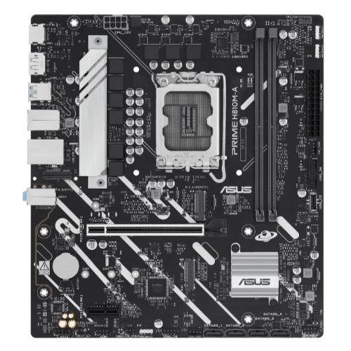 Asus PRIME H810M-A-CSM – Corporate Stable Model, Intel H810, 1851, Micro ATX, 2 DDR5, HDMI, DP, GB LAN, 2x M.2