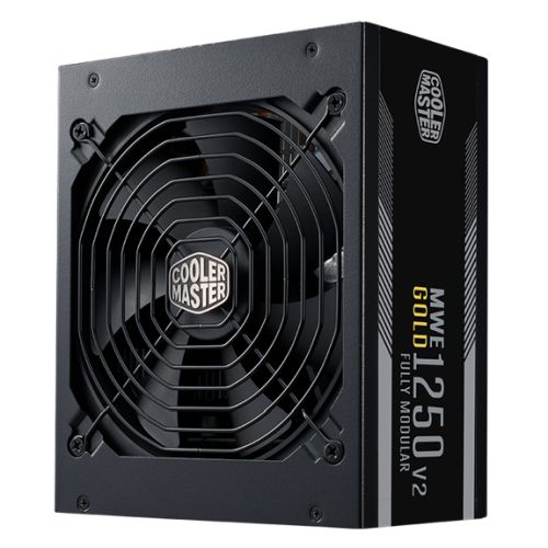 Cooler Master 1250W MWE Gold V2 ATX 3.1 PSU, Fully Modular, FDB Bearing Fan, 80+ Gold