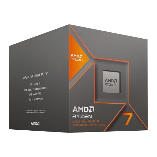 AMD Ryzen 7 8700G 4.2GHz 8 Core AM5 Processor, 16 Threads, 5.1GHz Boost, Radeon Graphics