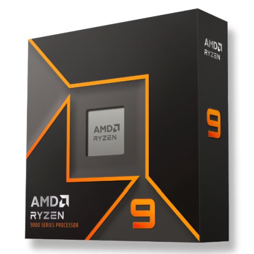 AMD Ryzen 9 9900X with Radeon Graphics, 12 Core AM5 Processor, 24 Threads, 4.4Ghz up to 5.6GHz Turbo, 64MB Cache, 120W, No Fan