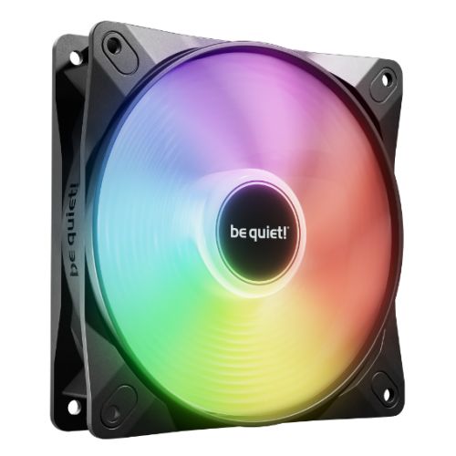 Be Quiet! LIGHT WINGS LX 120mm PWM High-Speed Case Fan, Rifle Bearing, 9 optimized fan blades with perfect angle for extraordinary air pressure, 3 Years Warranty