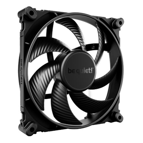 be quiet! Silent Wings 4 PWM High Speed Black Fan, 140mm, 1900RPM, 4-Pin PWM Fan Connector, Black Frame, Black Blades, Optimized Fan Blades for High End Performance, 2 Mounting Options