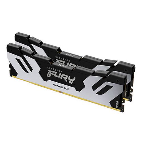 Kingston FURY Renegade KF564C32RSK2-64 64GB (32GB x2) DDR5 6400MT/s Silver/Black DIMM, AMD EXPO Certified