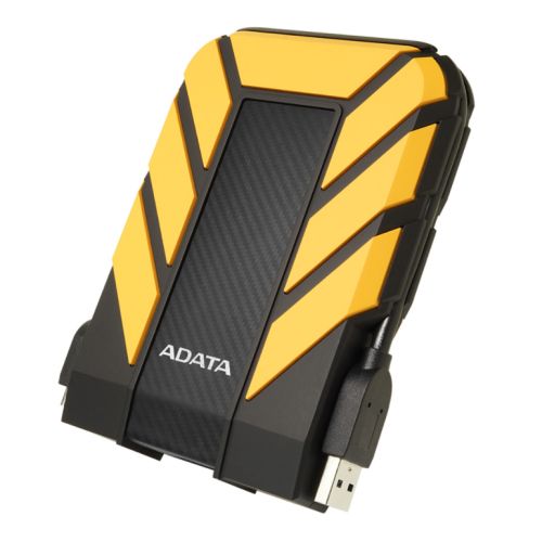 Adata HD710 Pro Durable 1TB USB 3.1 Portable External Hard Drive IP68 Waterproof, Shockproof, Dustproof, Yellow