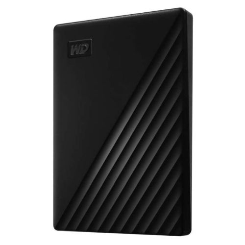 WD 1TB My Passport External Hard Drive, 2.5″, USB 3.2 Gen1, Hardware Encryption, Backup Software, Black