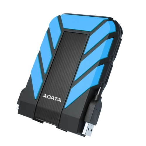 Adata HD710 Pro Durable 2TB USB 3.1 Portable External Hard Drive IP68 Waterproof, Shockproof, Dustproof, Blue