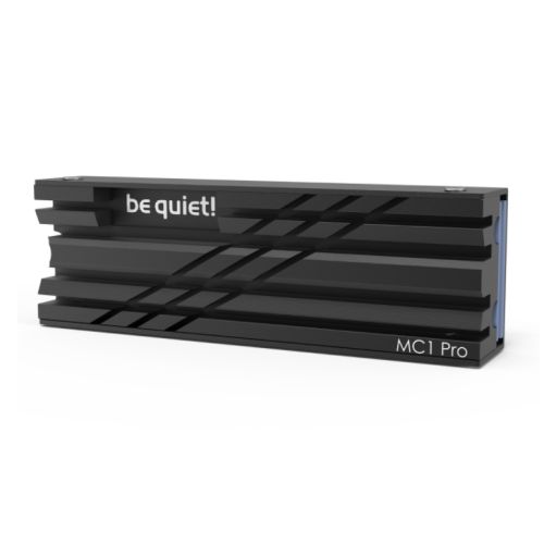 be quiet! MC1 Pro M.2 SSD Cooler, Integrated Heat Pipe, Single/Double Side Compatibility, 2280 Size