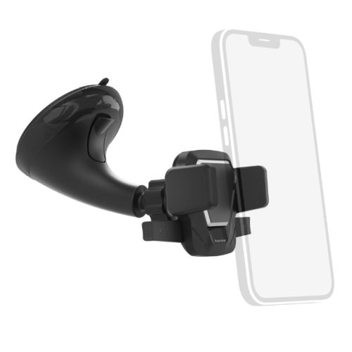 Hama (Easy Snap) Car Mobile Phone Holder with Suction Cup, 360° Rotation