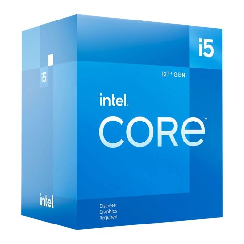 Intel Core i5 12400F 6 Core Processor 12 Threads, 2.5GHz up to 4.4Ghz Turbo, Alder Lake Socket LGA 1700, 18MB Cache, 65W, Maximum Turbo Power 117W, No Graphics