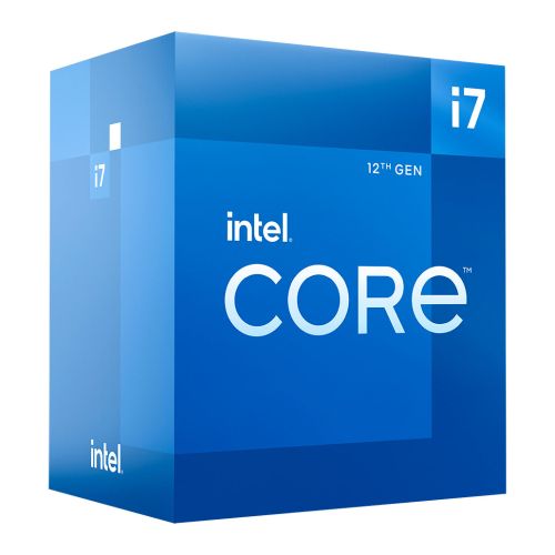 Intel Core i7 12700 12 Core Processor Processor 20 Threads, 2.1GHz up to 4.9Ghz Turbo Alder Lake Socket LGA 1700 25MB Cache, 65W, Maximum Turbo Power 180W, Intel UHD 730 Graphics