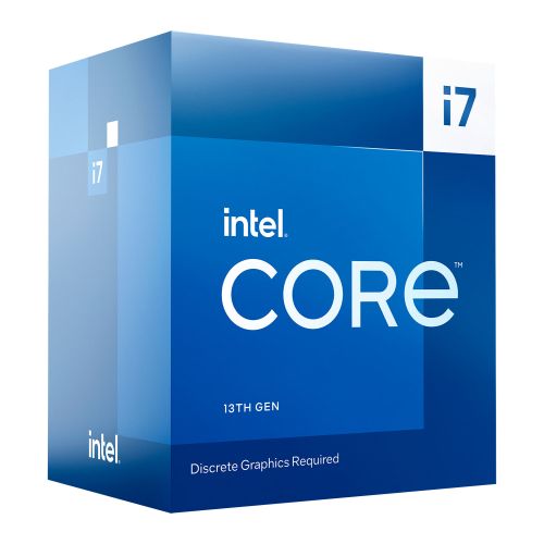 Intel Core i7 13700F 16 Core Processor 24 Threads, 3.4GHz up to 5.4GHz Turbo Raptor Lake Socket LGA 1700 30MB Cache, 125W, Maximum Turbo Power 253W, Non Overclockable, No Graphics