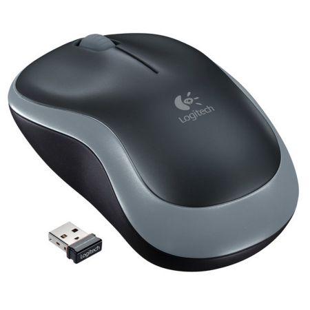 Logitech M185 Wireless Black & Grey Mouse