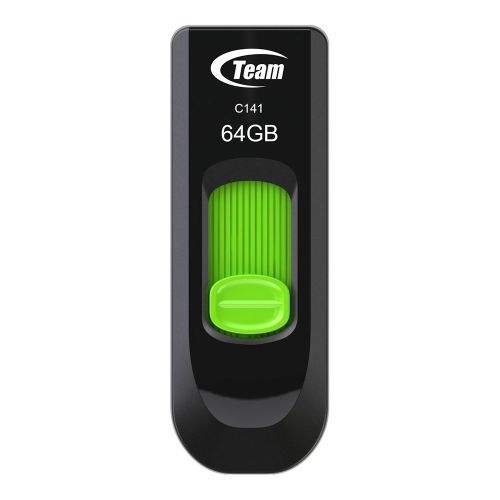 Team C141 64GB USB 2.0 Green USB Flash Drive