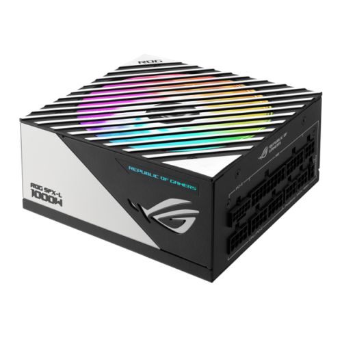 Asus 1000W ROG LOKI SFX-L Platinum PSU, Small Form Factor, Fully Modular, 80+ Platinum, PCIe 5.0, 0dB Fan Button, RGB, ATX-to- SFX Bracket