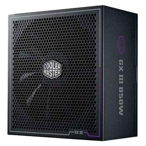 Cooler Master GX III Gold 850 ATX 3.0 850W Fully Modular 80 Plus Gold PSU Power Supply with 135mm ‘Zero RPM’-Capable Silent Fan