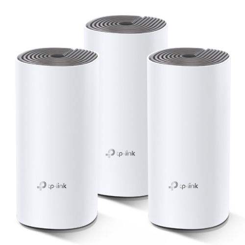 TP-LINK (DECO E4) Whole-Home Mesh Wi-Fi System (3 Pack), Dual Band AC1200, 2 x LAN on each Unit