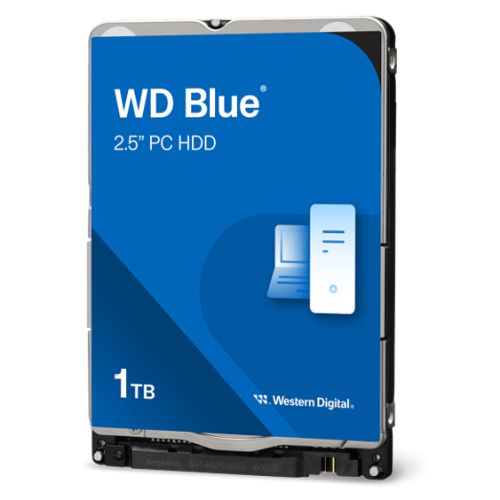 WD Blue WD10SPZX 1TB 2.5″ 5400RPM 128MB Cache SATA III Internal Hard Drive