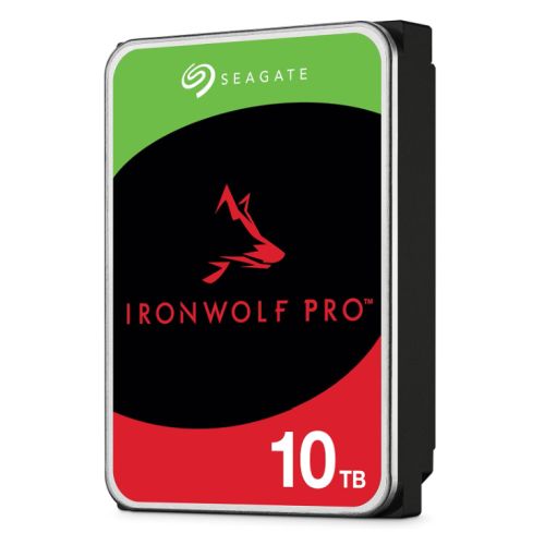 Seagate 3.5″, 10TB, SATA3, IronWolf Pro NAS Hard Drive, 7200RPM, 256MB Cache, CMR, OEM