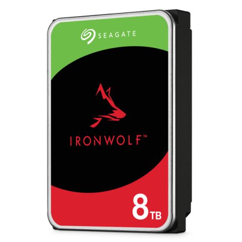 Seagate 3.5″, 8TB, SATA3, IronWolf NAS Hard Drive, 5400RPM, 256MB Cache, 8 Drive Bays Supported, OEM