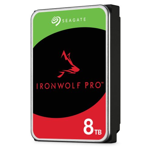 Seagate 3.5″, 8TB, SATA3, IronWolf Pro NAS Hard Drive, 7200RPM, 256MB Cache, CMR, OEM